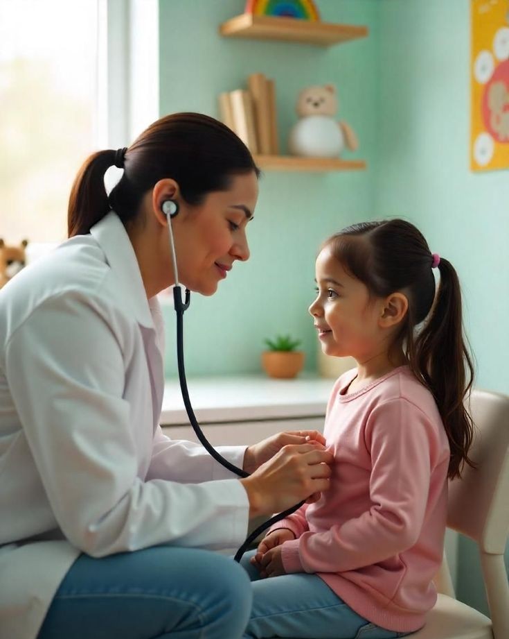 Family protected by health coverage